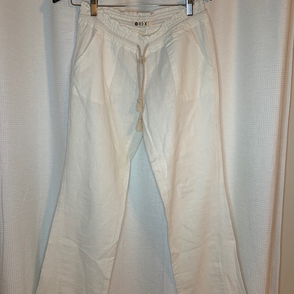 White linen pants Size M